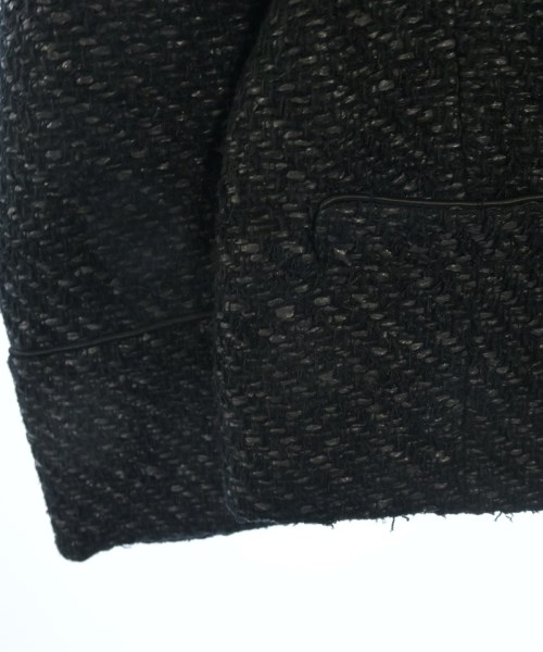 DESIGNWORKS（デザインワークス）ノーカラージャケット 黒 サイズ:38(M位) レディース/2200641082054