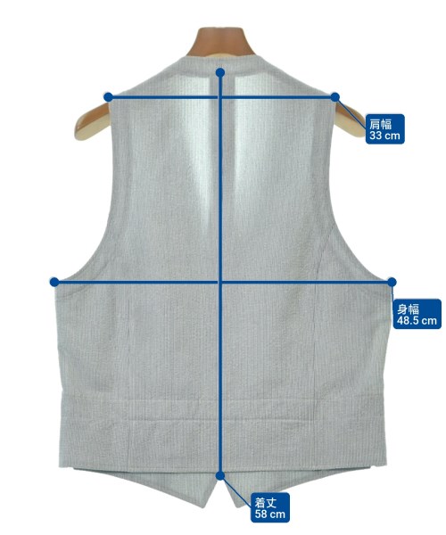 DESIGNWORKS（デザインワークス）カジュアルシャツ 青 サイズ:50(XL位) メンズ/2200627283185