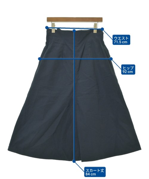 DESIGNWORKS（デザインワークス）ロング・マキシ丈スカート 紺 サイズ:38(M位) レディース/2200643148055