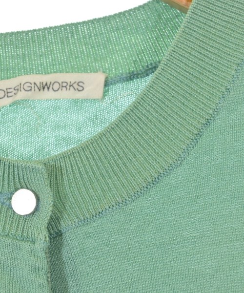 DESIGNWORKS（デザインワークス）カーディガン 緑 サイズ:38(M位) レディース/2200618468034