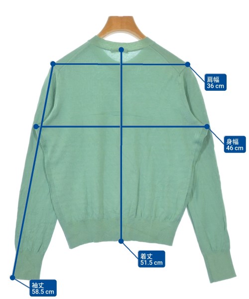 DESIGNWORKS（デザインワークス）カーディガン 緑 サイズ:38(M位) レディース/2200618468034