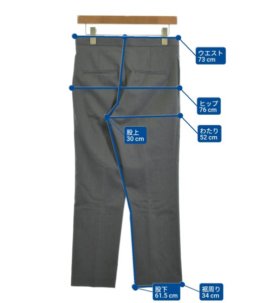 DESIGNWORKS（デザインワークス）スラックス グレー サイズ:38(M位) レディース/2200613547178