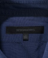 DESIGNWORKS（デザインワークス）ドレスシャツ 青 サイズ:44(S位) メンズ/2200615674018