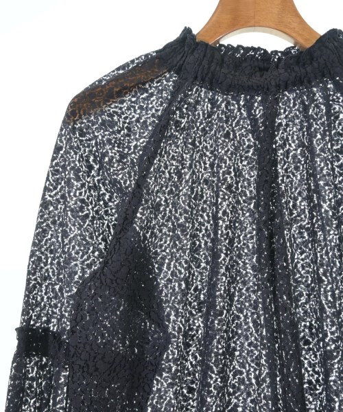 DESIGNWORKS（デザインワークス）ブラウス 紺 サイズ:38(M位) レディース/2200609980934