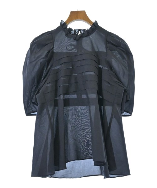 DESIGNWORKS(デザインワークス)ブラウス 紺 サイズ:38(M位)/2200669855081