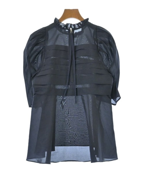 DESIGNWORKS（デザインワークス）ブラウス 紺 サイズ:38(M位) レディース/2200669855081