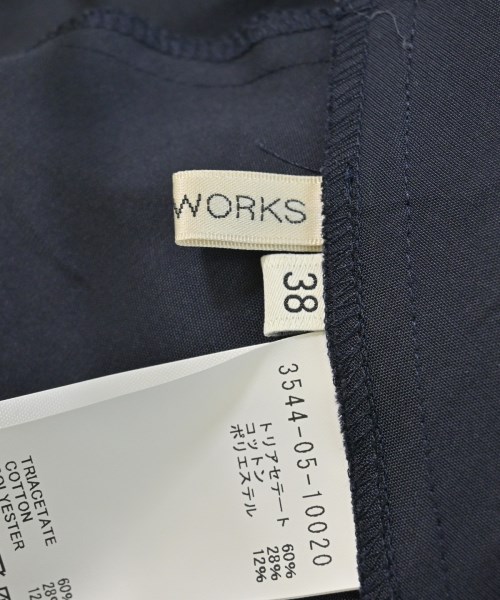 DESIGNWORKS（デザインワークス）ブラウス 紺 サイズ:38(M位) レディース/2200669855081