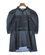 DESIGNWORKS（デザインワークス）ブラウス 紺 サイズ:38(M位) レディース/2200669855081