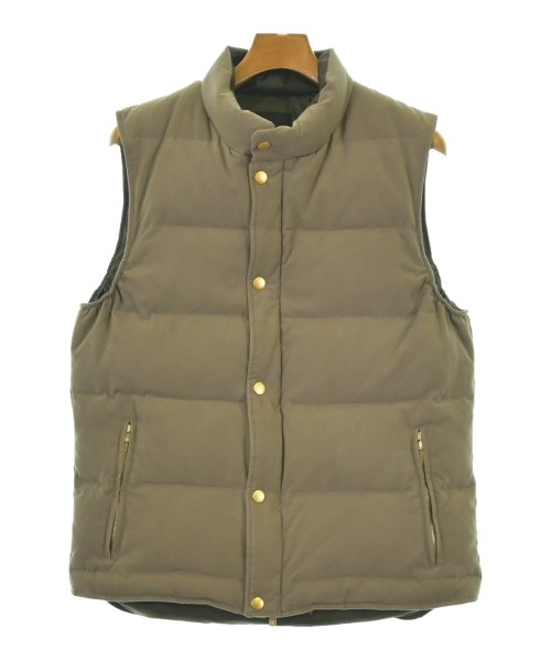 DESIGNWORKS(デザインワークス)ダウンジャケット/ダウンベスト 茶 サイズ:48(L位)/2200673093042
