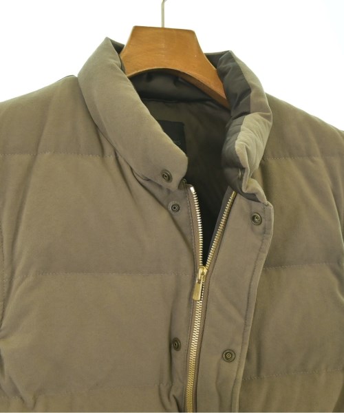 DESIGNWORKS（デザインワークス）ダウンジャケット/ダウンベスト 茶 サイズ:48(L位) メンズ/2200673093042