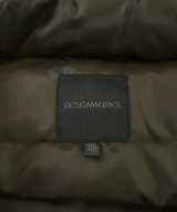 DESIGNWORKS（デザインワークス）ダウンジャケット/ダウンベスト 茶 サイズ:48(L位) メンズ/2200673093042
