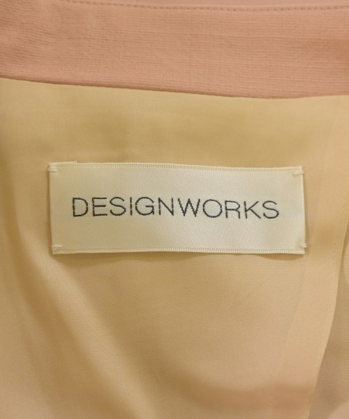 DESIGNWORKS（デザインワークス）ノーカラージャケット ピンク サイズ:38(M位) レディース/2200694608010