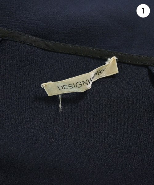 DESIGNWORKS（デザインワークス）ワンピース 紺 サイズ:38(M位) レディース/2200695096076