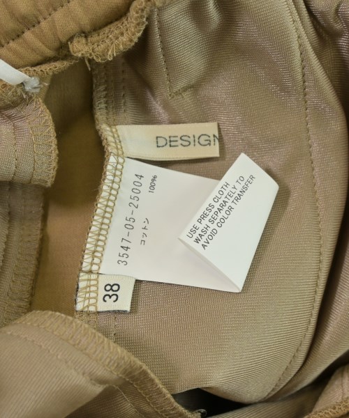 DESIGNWORKS（デザインワークス）スラックス ベージュ サイズ:38(M位) レディース/2200691441047