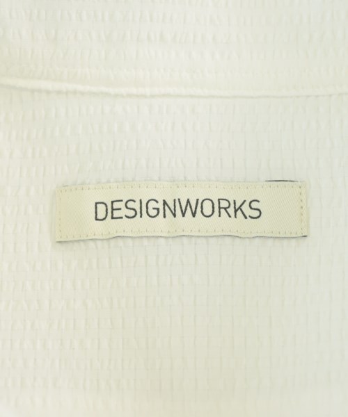 DESIGNWORKS（デザインワークス）カジュアルシャツ 白 サイズ:44(XL位) レディース/2200677871097