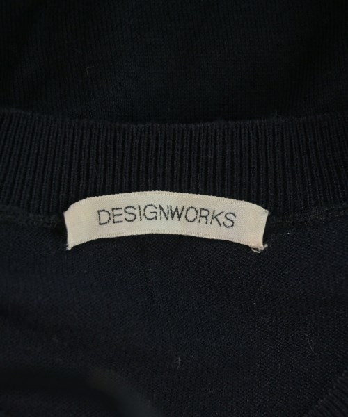 DESIGNWORKS（デザインワークス）カーディガン 紺 サイズ:38(M位) レディース/2200693398035