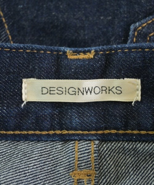 DESIGNWORKS（デザインワークス）デニムパンツ 紺 サイズ:34(XS位) レディース/2200651751094