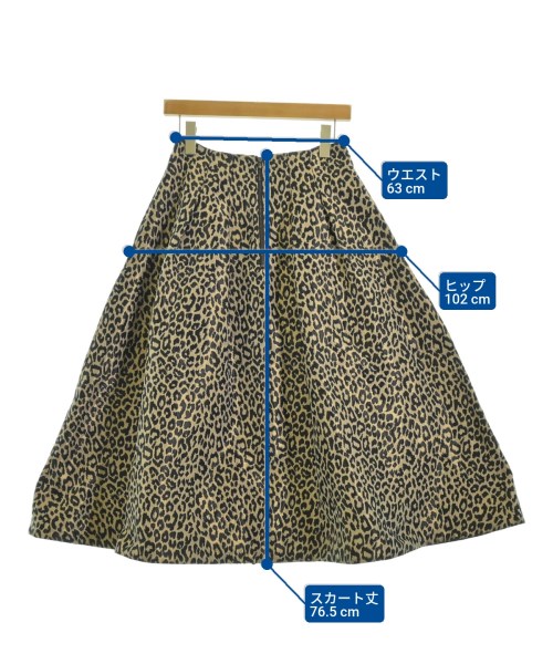 DESIGNWORKS（デザインワークス）ロング・マキシ丈スカート ベージュ サイズ:38(M位) レディース/2200651751117