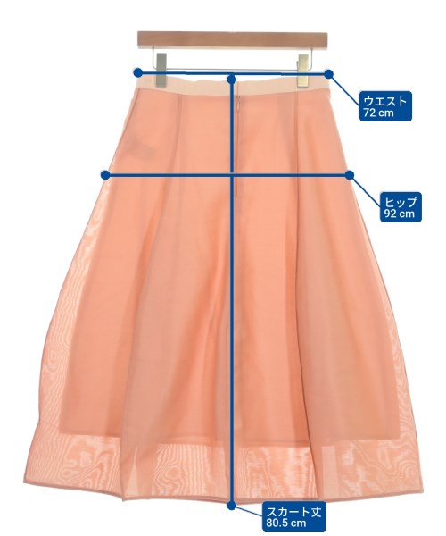 DESIGNWORKS（デザインワークス）ロング・マキシ丈スカート ピンク サイズ:40(M位) レディース/2200652536058