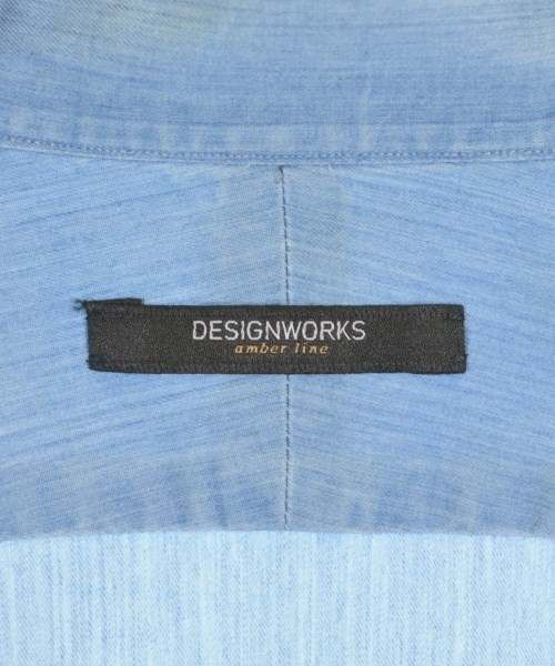 DESIGNWORKS（デザインワークス）カジュアルシャツ 青 サイズ:39(M位) メンズ/2200715932247
