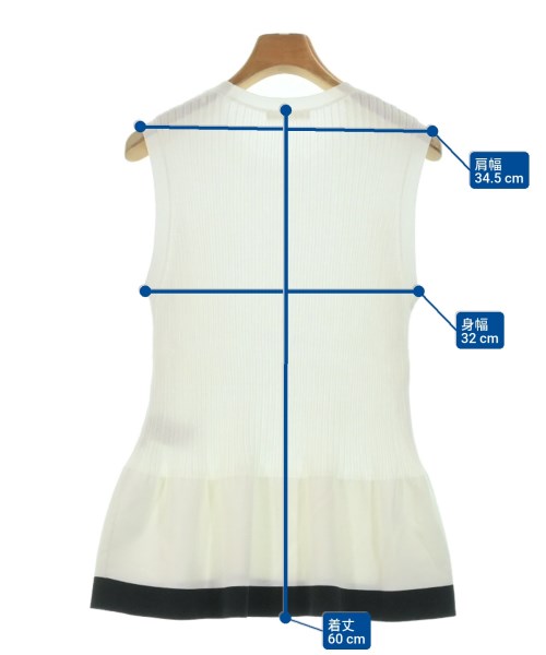 DESIGNWORKS（デザインワークス）ニット・セーター 白 サイズ:38(M位) レディース/2200639386065