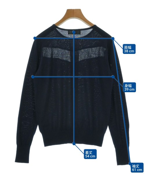 DESIGNWORKS（デザインワークス）ニット・セーター 紺 サイズ:38(M位) レディース/2200647900024