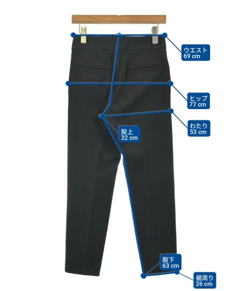 DESIGNWORKS（デザインワークス）スラックス 黒 サイズ:36(S位) レディース/2200703902061