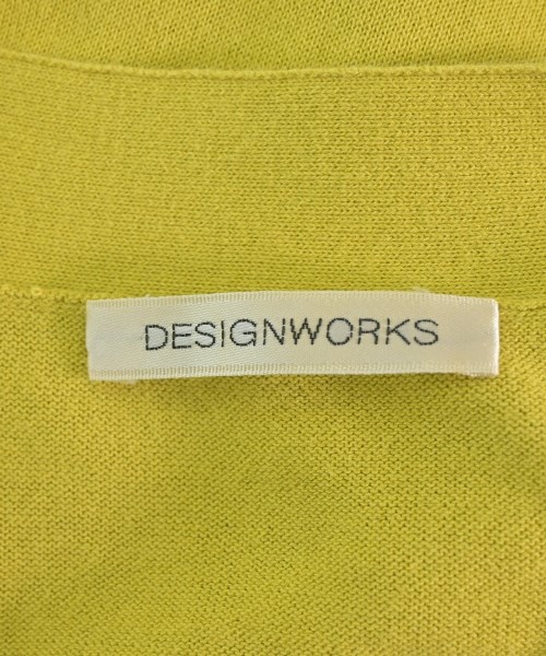 DESIGNWORKS（デザインワークス）カーディガン 黄 サイズ:38(M位) レディース/2200706843033