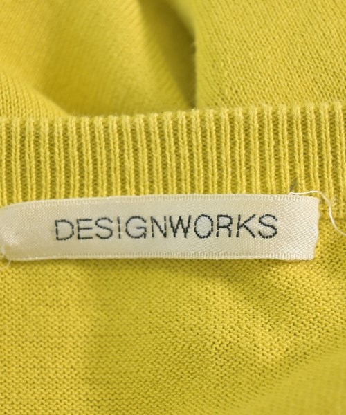 DESIGNWORKS（デザインワークス）ニット・セーター 黄 サイズ:38(M位) レディース/2200706843040