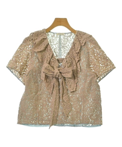 DESIGNWORKS(デザインワークス)ブラウス ベージュ サイズ:38(M位)/2200657343026