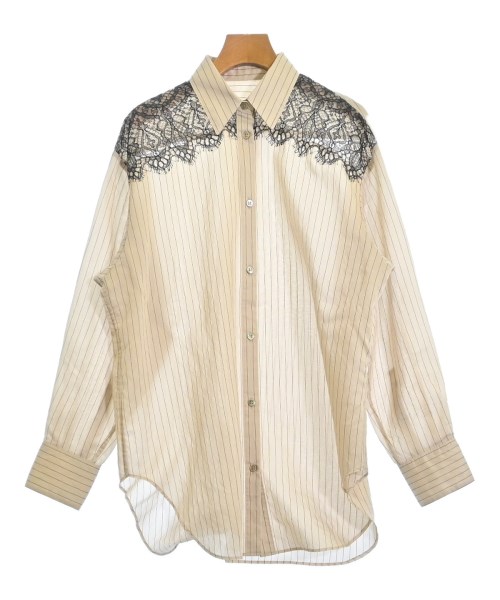 DESIGNWORKS(デザインワークス)カジュアルシャツ ベージュ サイズ:38(M位)/2200667669505