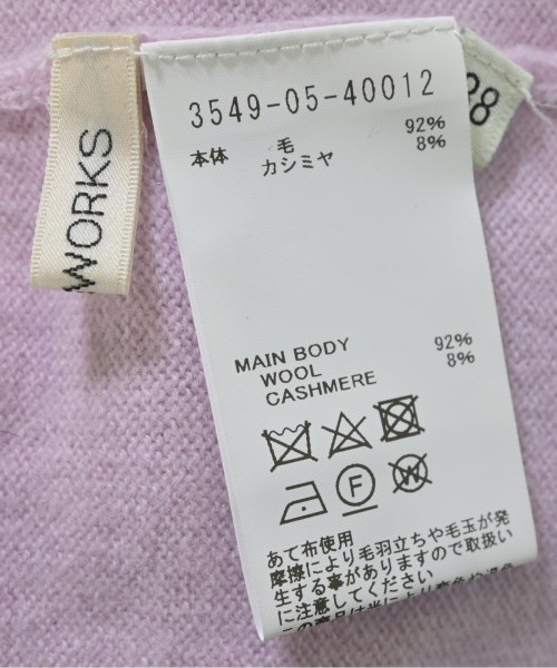 DESIGNWORKS（デザインワークス）ニット・セーター ピンク サイズ:F レディース/2200665911088