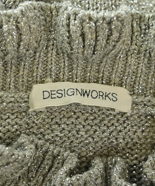 DESIGNWORKS（デザインワークス）ニット・セーター ベージュ サイズ:38(M位) レディース/2200725463113