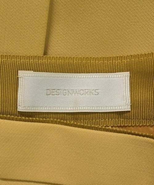 DESIGNWORKS（デザインワークス）ロング・マキシ丈スカート 黄 サイズ:38(M位) レディース/2200687269198