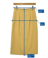 DESIGNWORKS（デザインワークス）ロング・マキシ丈スカート 黄 サイズ:38(M位) レディース/2200687269198