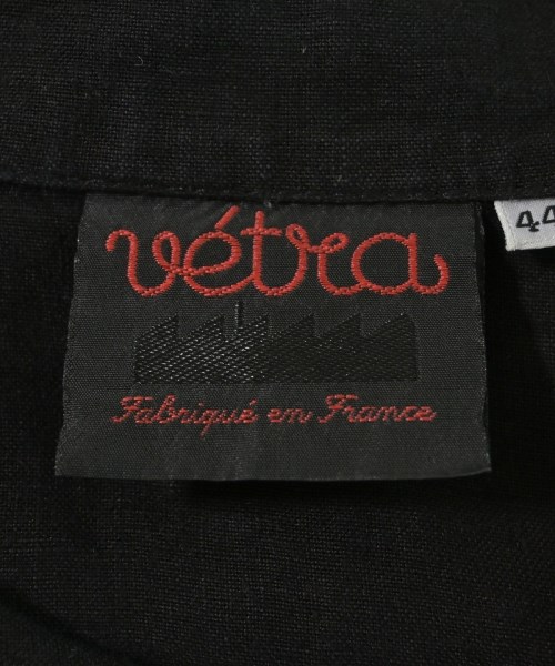 VETRA（ベトラ）カジュアルシャツ 黒 サイズ:44(S位) メンズ/2200612491014