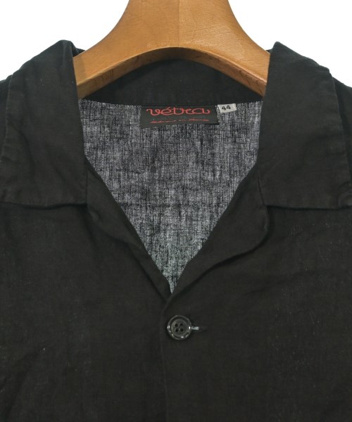 VETRA（ベトラ）カジュアルシャツ 黒 サイズ:44(S位) メンズ/2200612491014