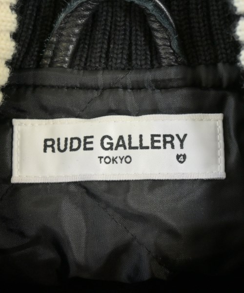 RUDE GALLERY（ルードギャラリー）スタジャン 黒 サイズ:4(L位) メンズ/2200676804034
