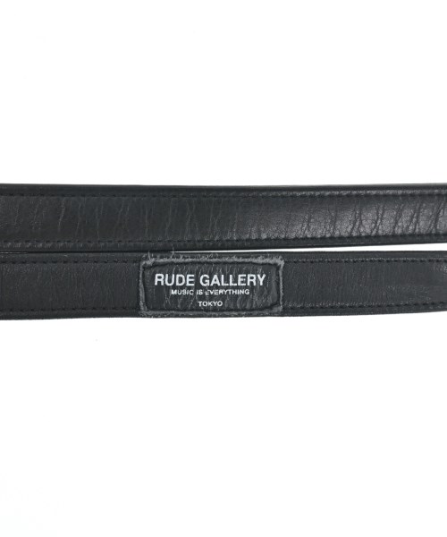 RUDE GALLERY（ルードギャラリー）ベルト 黒 サイズ:- メンズ/2200676804508