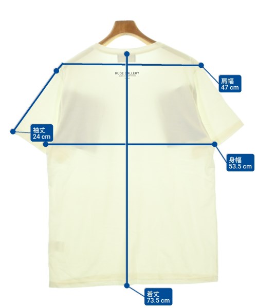 RUDE GALLERY（ルードギャラリー）Tシャツ・カットソー 白 サイズ:4(XL位) メンズ/2200697633149