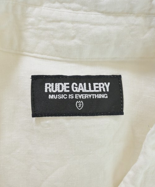 RUDE GALLERY（ルードギャラリー）カジュアルシャツ 白 サイズ:S メンズ/2200642946027