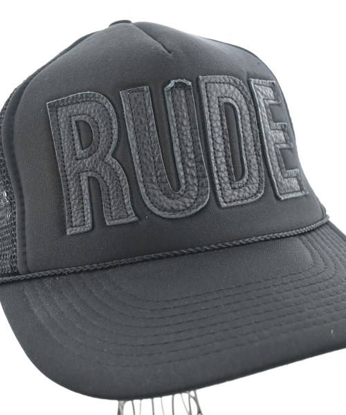 RUDE GALLERY（ルードギャラリー）キャップ 黒 サイズ:- メンズ/2200684111087