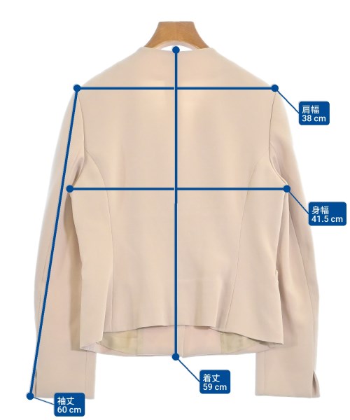 EPOCA（エポカ）ノーカラージャケット ベージュ サイズ:40(M位) レディース/2200643080058