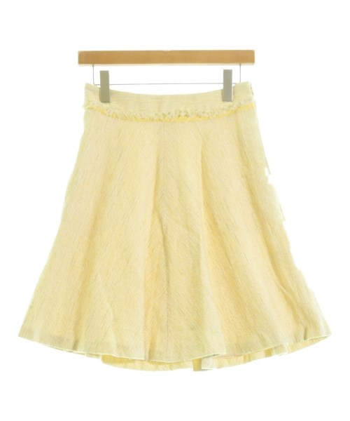 EPOCA(エポカ)ひざ丈スカート 黄 サイズ:38(M位)/2200643561083