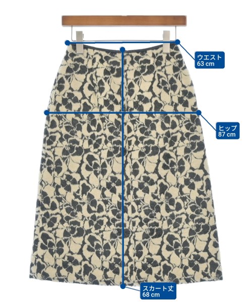 EPOCA（エポカ）ひざ丈スカート 白 サイズ:40(M位) レディース/2200631919018