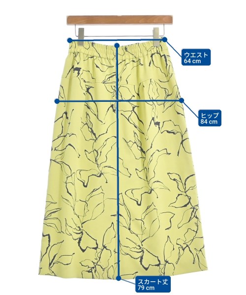 EPOCA（エポカ）ロング・マキシ丈スカート 黄 サイズ:40(M位) レディース/2200632863020
