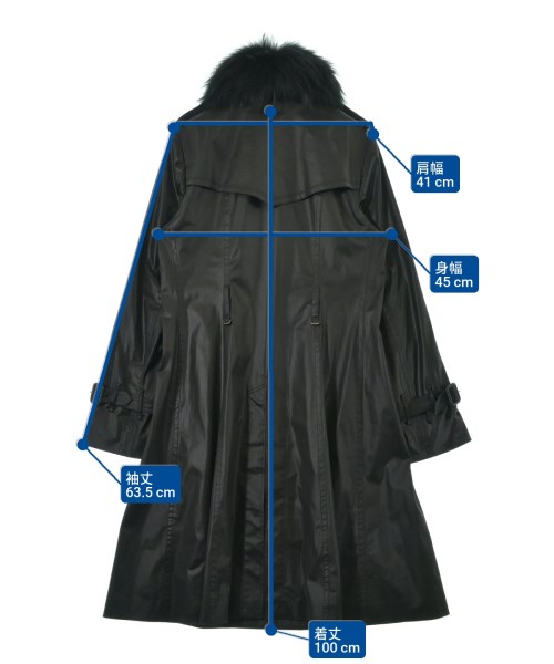 EPOCA（エポカ）トレンチコート 黒 サイズ:42(L位) レディース/2200663879120