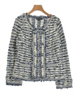 EPOCA（エポカ）ノーカラージャケット 紺 サイズ:42(L位) レディース/2200667379091