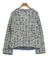 EPOCA（エポカ）ノーカラージャケット 紺 サイズ:42(L位) レディース/2200667379091