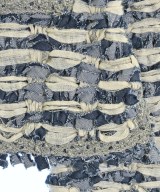 EPOCA（エポカ）ノーカラージャケット 紺 サイズ:42(L位) レディース/2200667379091